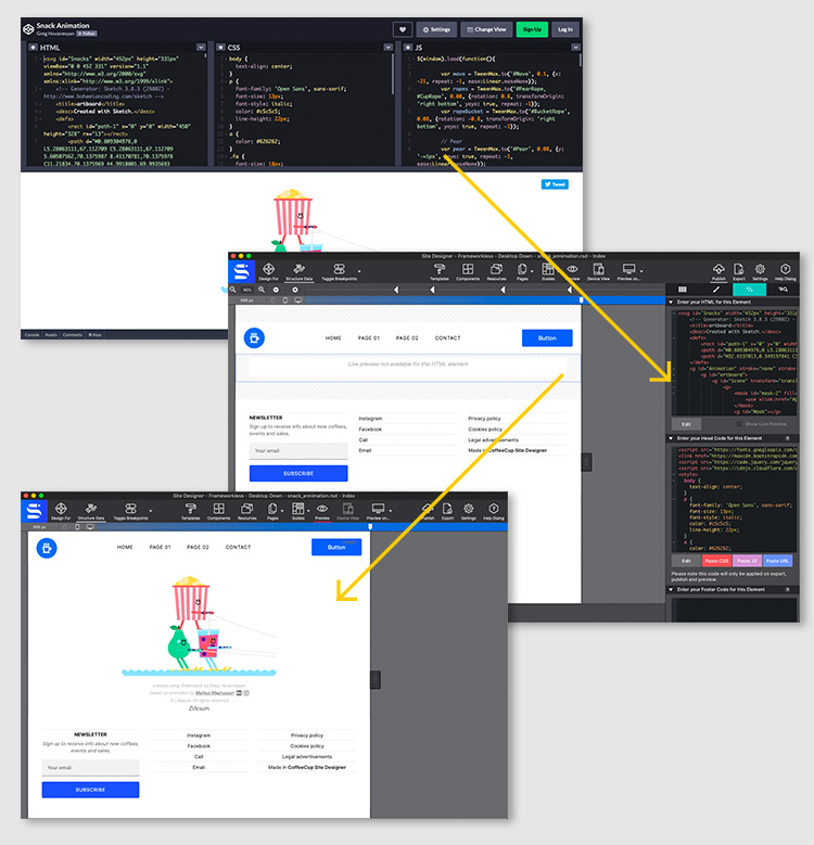 Codepen Example