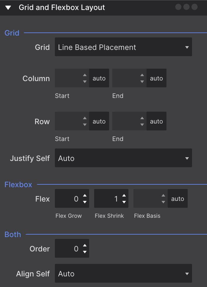 Flexbox Children Controls