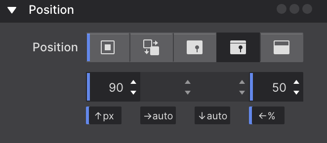 Position Control with an Absolute value