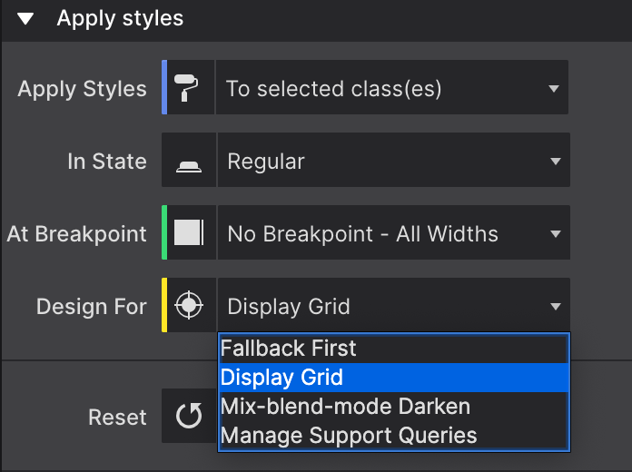 Activating a Feature Query on the Panel