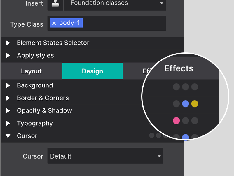 Color Coding on the toggles