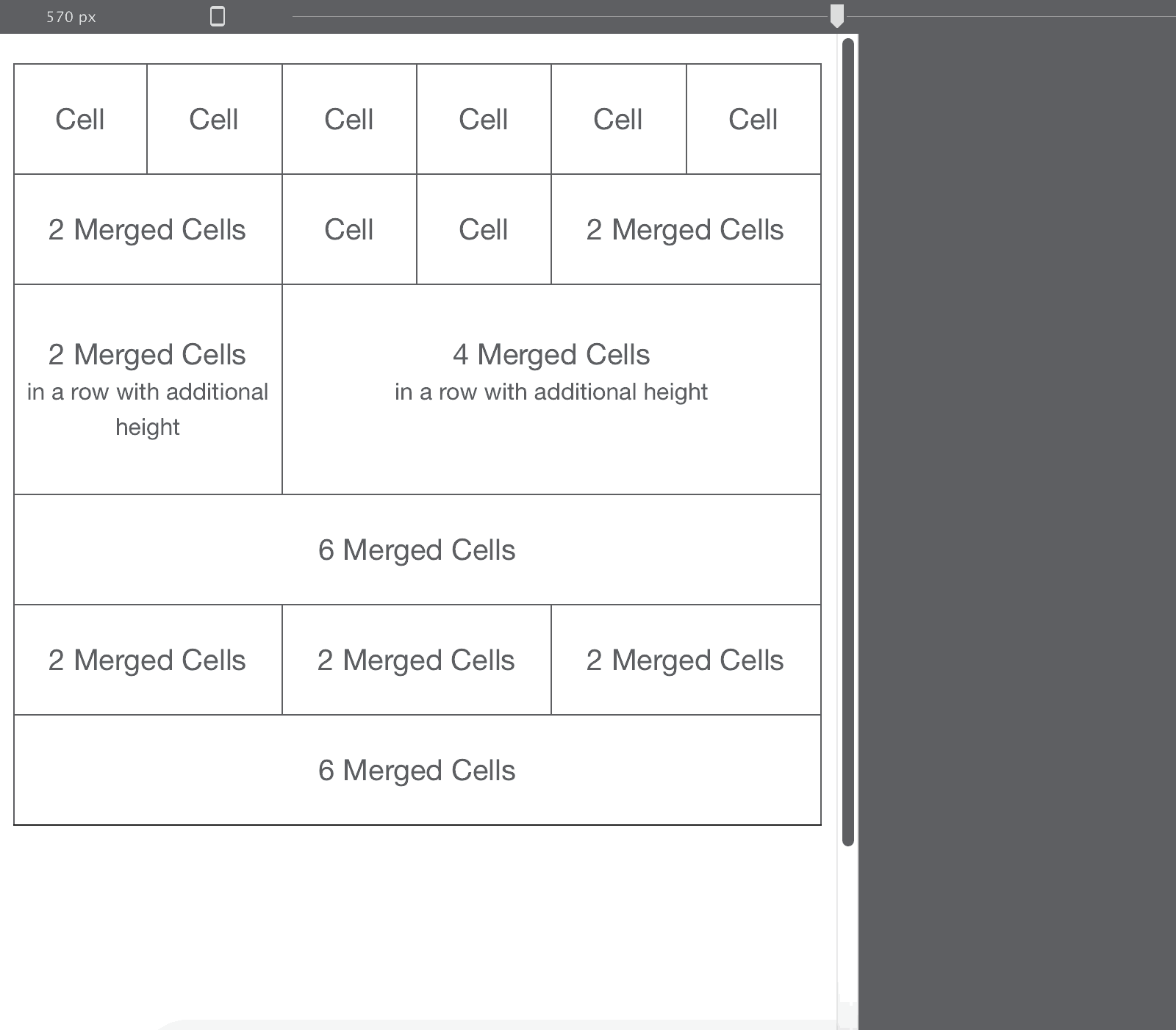 A fluid cell grid